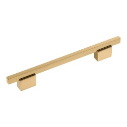 Ручка рейлинг 2552-011-160 цвет сатинированная латунь длина 229 мм, крепление 160 мм