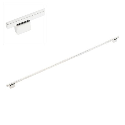 Ручка рейлинг 2552-080-832 цвет глянцевый никель длина 900 мм, крепление 832 мм