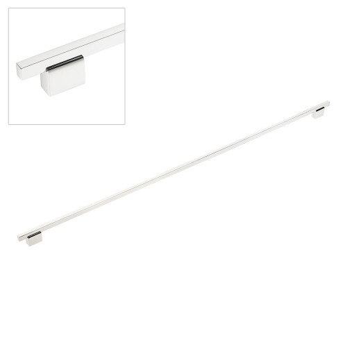 Ручка рейлинг 2552-080-832 цвет глянцевый никель длина 900 мм, крепление 832 мм