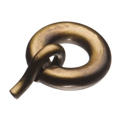 Ручка кольцо 2569.0047.001 цвет античная бронза длина 52 мм 