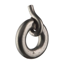 Ручка кольцо 2569.0047.016 цвет старое серебро длина 52 мм 