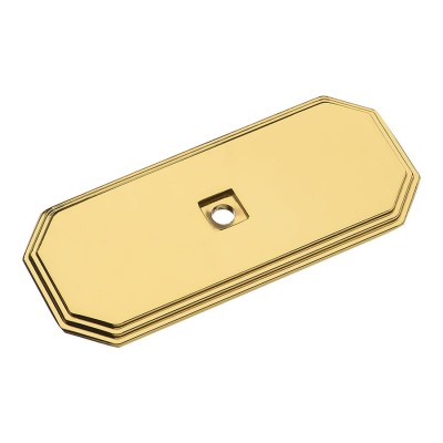 Подложка мебельная 3022 0080 GL цвет глянцевое золото длина 80 мм