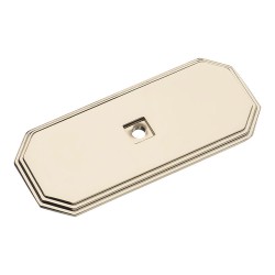 Подложка мебельная 3022 0080 PN цвет глянцевый никель длина 80 мм