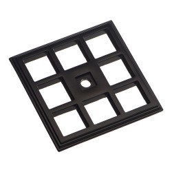 Подложка мебельная 3030 0052 AL6 цвет черный ширина 52 мм