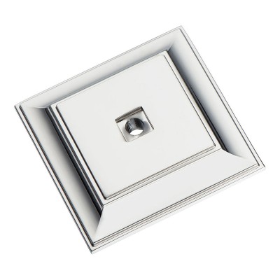 Подложка мебельная 3040 0050 PN цвет глянцевый никель ширина 50 мм