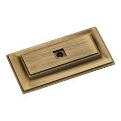 Подложка мебельная 3041 0070 ABM цвет состаренная латунь длина 70 мм