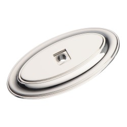 Подложка мебельная 3042 0070 PN цвет глянцевый никель длина 70 мм