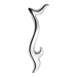 Ручка скоба 313128MP02L цвет глянцевый хром длина 177 мм, крепление 128 мм