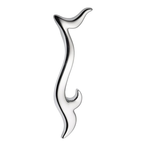 Ручка скоба 313128MP02L цвет глянцевый хром длина 177 мм, крепление 128 мм