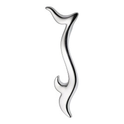 Ручка скоба 313128MP02R цвет глянцевый хром длина 177 мм, крепление 128 мм