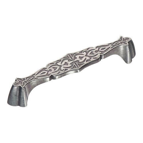 Ручка скоба 321128MP14 цвет античное серебро длина 139 мм, крепление 128 мм