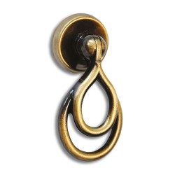 Ручка капля 3A52.0054.001 цвет античная бронза длина 54 мм