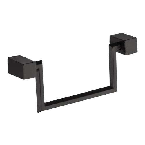 Ручка скоба 4598-14 цвет черный длина 70 мм, крепление 64 мм