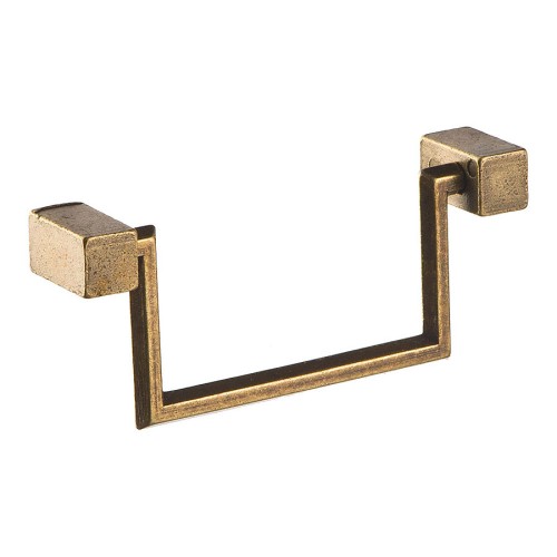 Ручка скоба 4598-22 цвет античная бронза длина 70 мм, крепление 64 мм