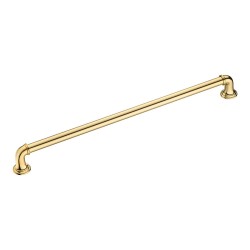 Ручка скоба 4680 0320 GL-GL цвет глянцевое золото длина 344 мм, крепление 320 мм  