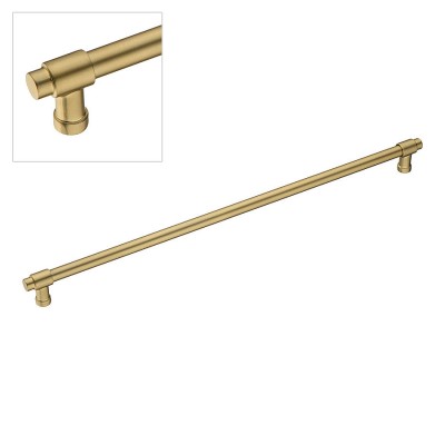 Ручка рейлинг 4686 0416 GB-GB цвет матовая латунь длина 450 мм, крепление 416 мм Ручка рейлинг 4686 0416 GB-GB цвет матовая латунь длина 450 мм, крепление 416 мм