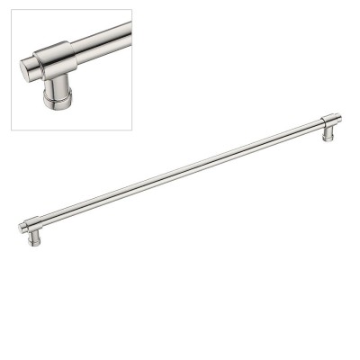 Ручка рейлинг 4686 0416 PN-PN цвет глянцевый никель длина 450 мм, крепление 416 мм