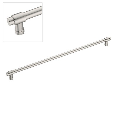 Ручка рейлинг 4686 0416 PNM-PNM цвет полированный никель длина 450 мм, крепление 416 мм