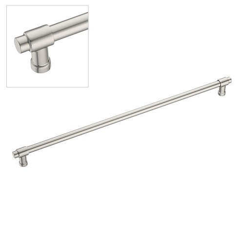 Ручка рейлинг 4686 0416 PNM-PNM цвет полированный никель длина 450 мм, крепление 416 мм