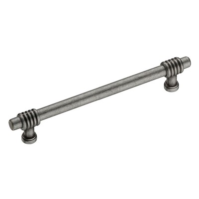 Ручка рейлинг 47101-33 цвет старое серебро длина 160 мм, крепление 128 мм 