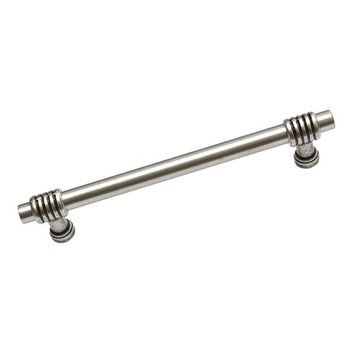 Ручка рейлинг 47101-63 цвет серебро длина 160 мм, крепление 128 мм