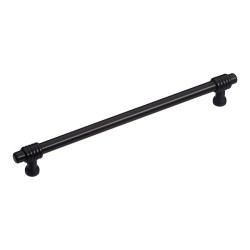 Ручка рейлинг 47103-14 цвет черный матовый длина 224 мм, крепление 192 мм Ручка рейлинг 47103-14 цвет черный матовый длина 224 мм, крепление 192 мм