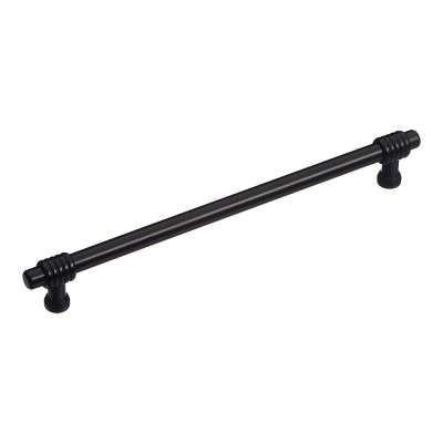 Ручка рейлинг 47103-14 цвет черный матовый длина 224 мм, крепление 192 мм Ручка рейлинг 47103-14 цвет черный матовый длина 224 мм, крепление 192 мм
