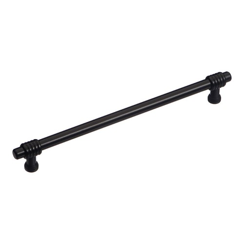 Ручка рейлинг 47103-14 цвет черный матовый длина 224 мм, крепление 192 мм