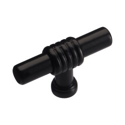 Ручка кнопка 47105-14 цвет черный матовый длина 50 мм Ручка кнопка 47105-14 цвет черный матовый длина 50 мм