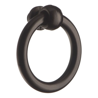 Ручка кольцо 4804-14 цвет черный диаметр 30 мм