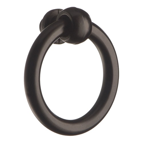 Ручка кольцо 4804-14 цвет черный диаметр 30 мм