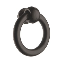 Ручка кольцо 4805-14 цвет черный диаметр 25 мм
