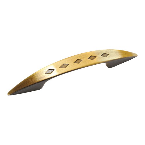 Ручка скоба 56406 цвет античная бронза длина 110 мм, крепление 64 мм