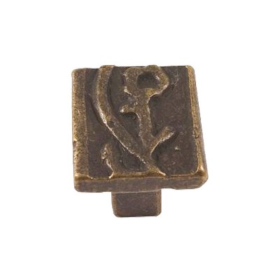 Ручка кнопка квадратная 5757B цвет старая бронза ширина 28 мм Ручка кнопка квадратная 5757B цвет старая бронза ширина 28 мм