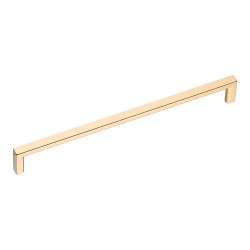 Ручка рейлинг 6763-200 цвет матовое золото длина 199 мм, крепление 192 мм