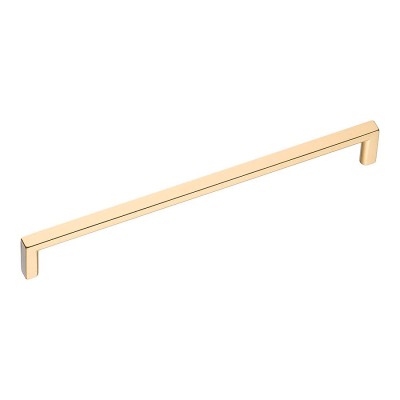 Ручка рейлинг 6763-200 цвет матовое золото длина 199 мм, крепление 192 мм