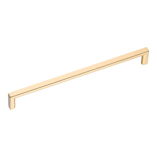 Ручка рейлинг 6763-200 цвет матовое золото длина 199 мм, крепление 192 мм