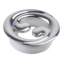 Ручка кнопка 7211.0032.026 цвет глянцевый хром диаметр 40 мм, крепление 16 мм