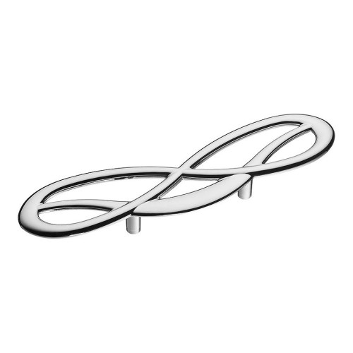 Ручка скоба 7224.0180.026 цвет глянцевый хром длина 180 мм, крепление 64 мм