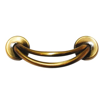 Ручка скоба 7C70.0064.001 цвет античная бронза длина 86 мм, крепление 64 мм