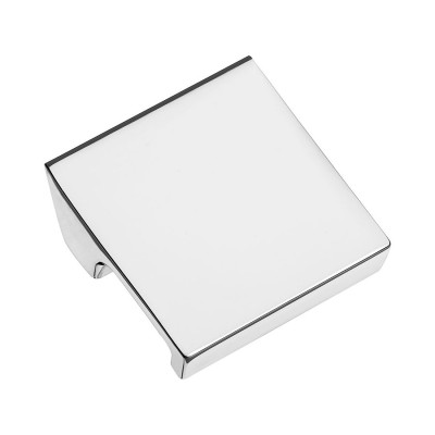 Ручка кнопка 8250 0016 CR цвет глянцевый хром длина 28 мм, крепление 16 мм 