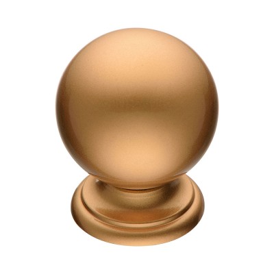 Ручка классика кнопка 8352-200 цвет матовое золото диаметр 28 мм