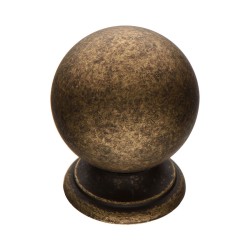 Ручка классика кнопка 8352-831 цвет старая бронза диаметр 28 мм