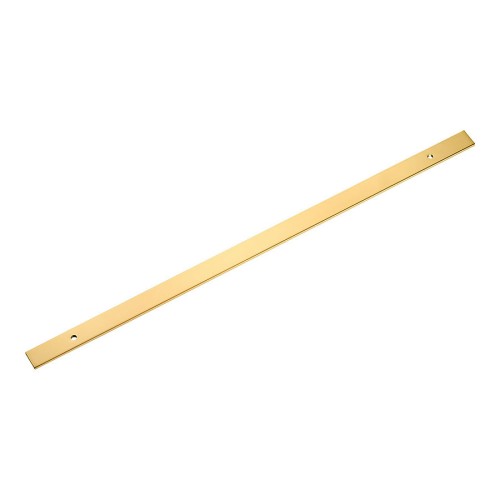 Подложка мебельная 8774P 0320 GL цвет глянцевое золото длина 395 мм, крепление 320 мм