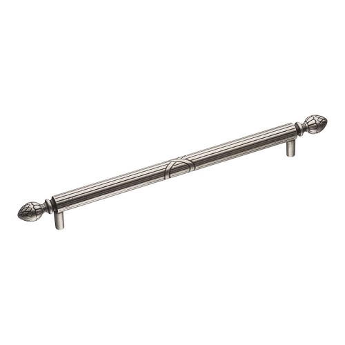 Ручка скоба BU 005.224.16 цвет старое серебро длина 300 мм, крепление 224 мм 