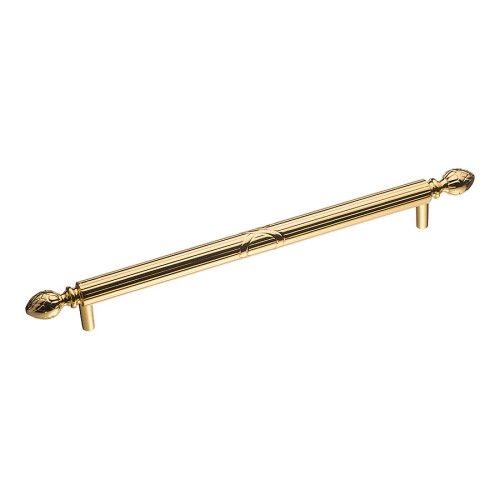 Ручка скоба BU 005.224.19 цвет глянцевое золото длина 300 мм, крепление 224 мм Ручка скоба BU 005.224.19 цвет глянцевое золото длина 300 мм, крепление 224 мм