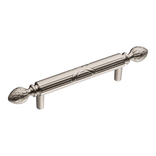 Ручка скоба BU 005.96.29 цвет глянцевый никель длина 170 мм, крепление 96 мм 