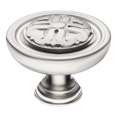 Ручка классика кнопка BU 009.50.29 цвет сатинированный никель диаметр 50 мм