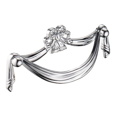 Ручка скоба Handle 132-64 цвет глянцевый хром длина 79 мм, крепление 64 мм