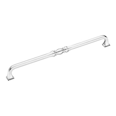 Ручка скоба KALE-10-224 цвет глянцевый хром длина 237 мм, крепление 224 мм